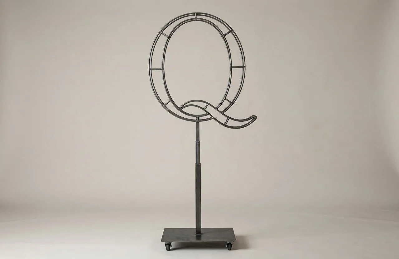 Monogram Letter Q Topiary Frame, 72–90 in Monogram Letter Q Topiary Frame, 72–90 in