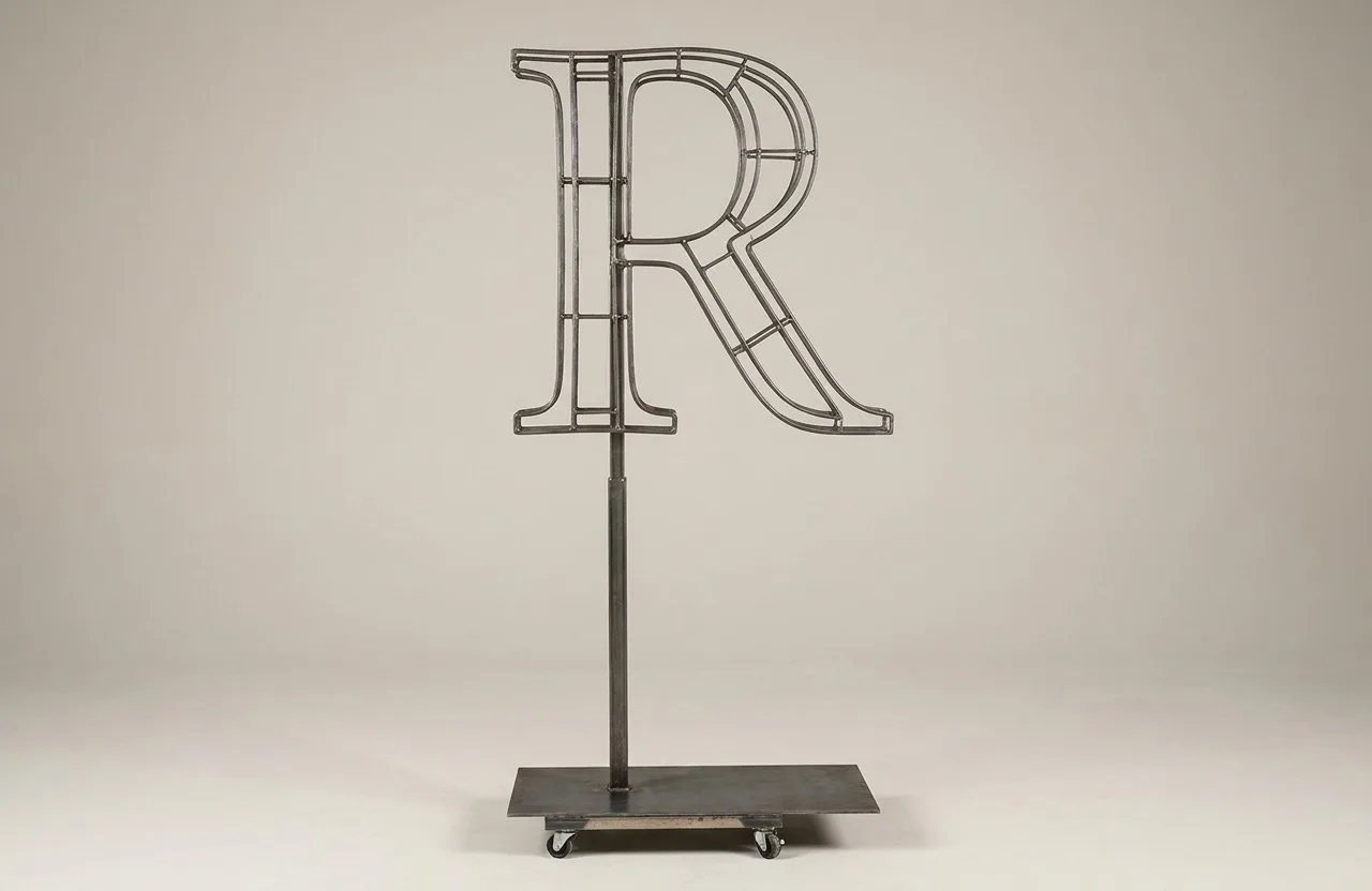 Monogram Letter R Topiary Frame, 72–90 in Monogram Letter R Topiary Frame, 72–90 in