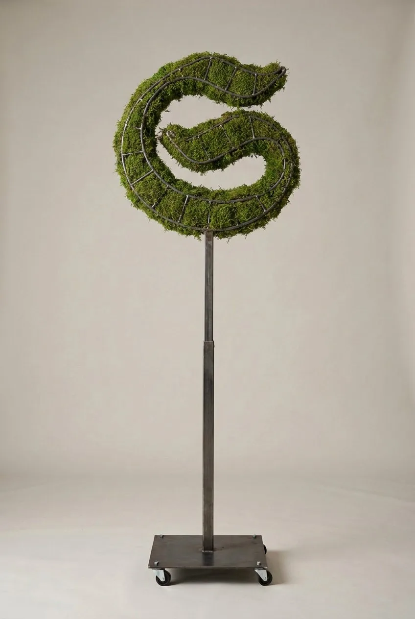 Monogram Letter S Topiary Frame, 72–90 in Monogram Letter S Topiary Frame, 72–90 in
