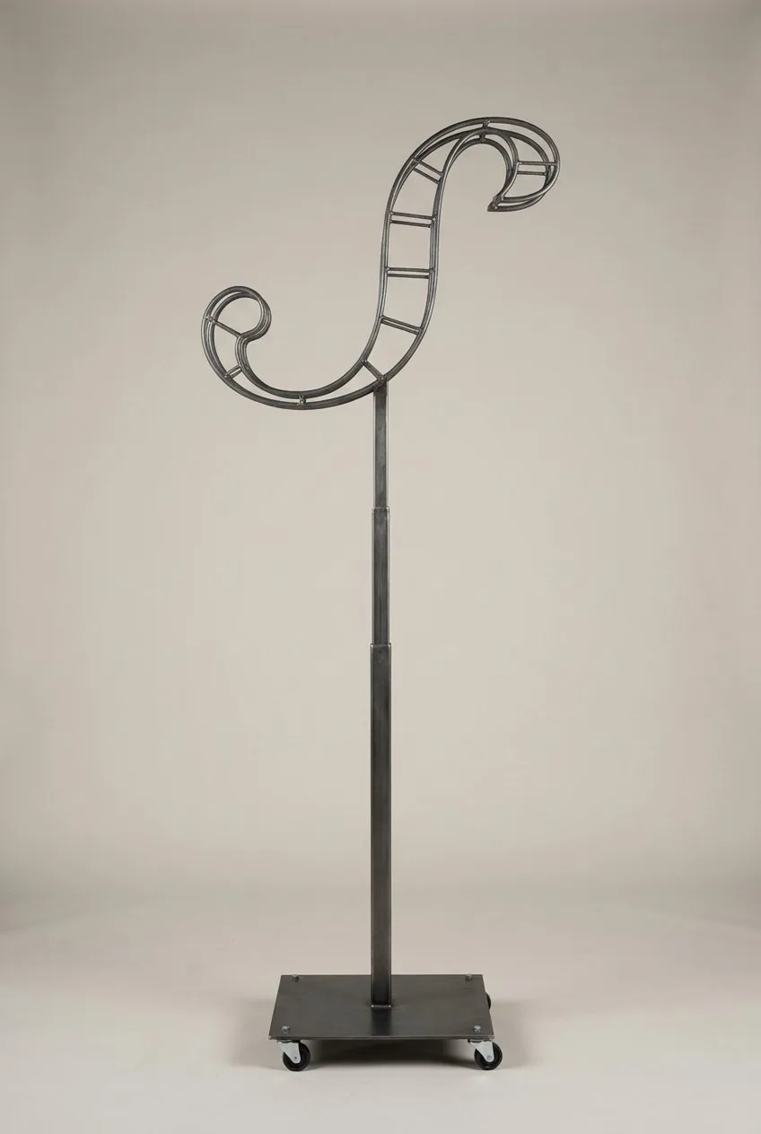 Monogram Letter S Topiary Frame, 72–90 in Monogram Letter S Topiary Frame, 72–90 in