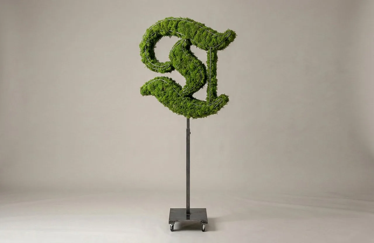 Monogram Letter T Topiary Frame, 72–90 in Monogram Letter T Topiary Frame, 72–90 in