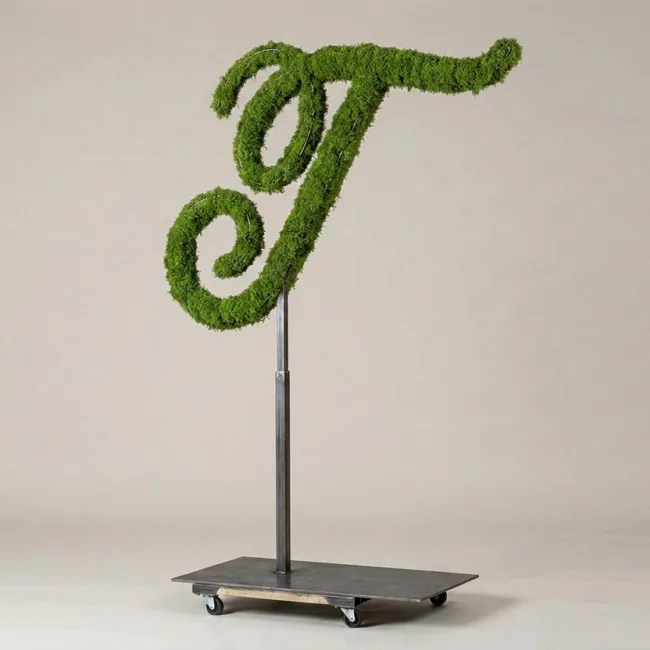 Monogram Letter Topiary