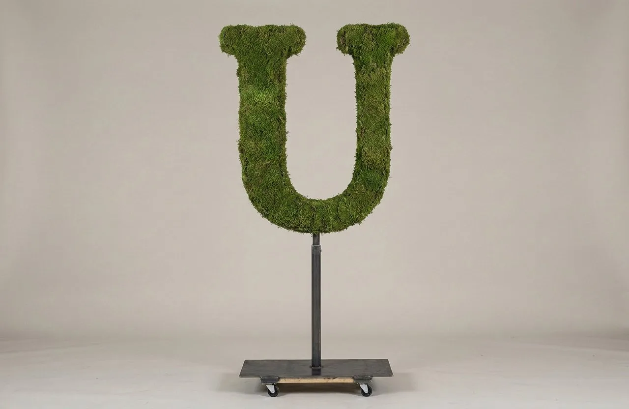 Monogram Letter U Topiary Frame, 72–90 in Monogram Letter U Topiary Frame, 72–90 in