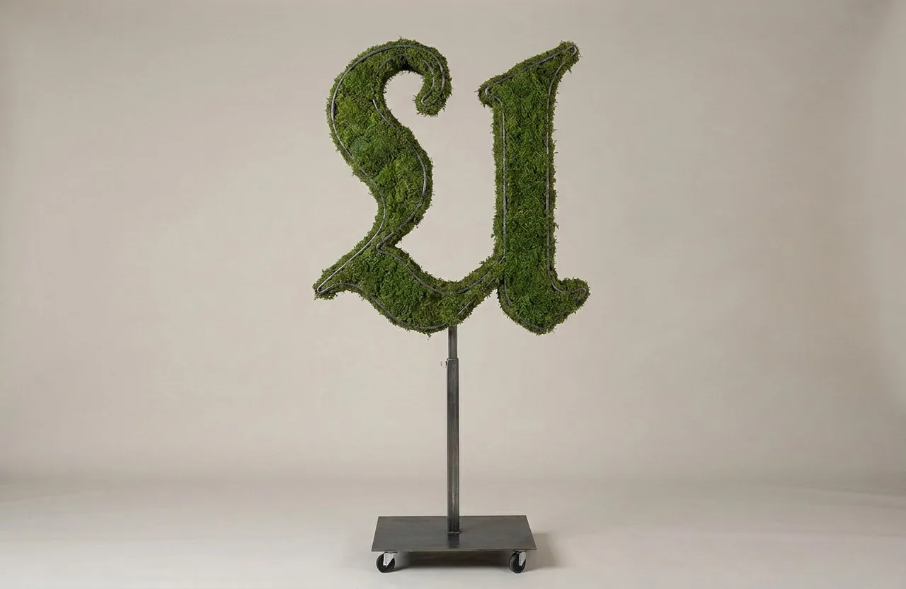 Monogram Letter U Topiary Frame, 72–90 in Monogram Letter U Topiary Frame, 72–90 in