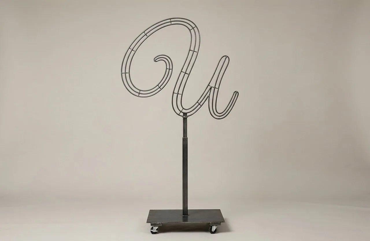 Monogram Letter U Topiary Frame, 72–90 in Monogram Letter U Topiary Frame, 72–90 in