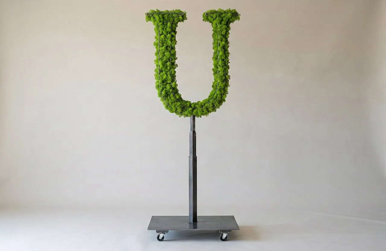 Monogram Letter U Topiary Frame, 72–90 in Monogram Letter U Topiary Frame, 72–90 in
