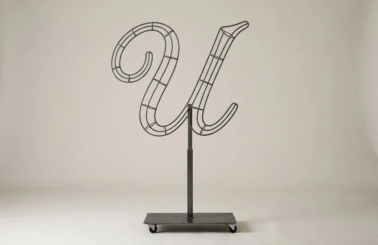 Monogram Letter U Topiary Frame, 72–90 in Monogram Letter U Topiary Frame, 72–90 in