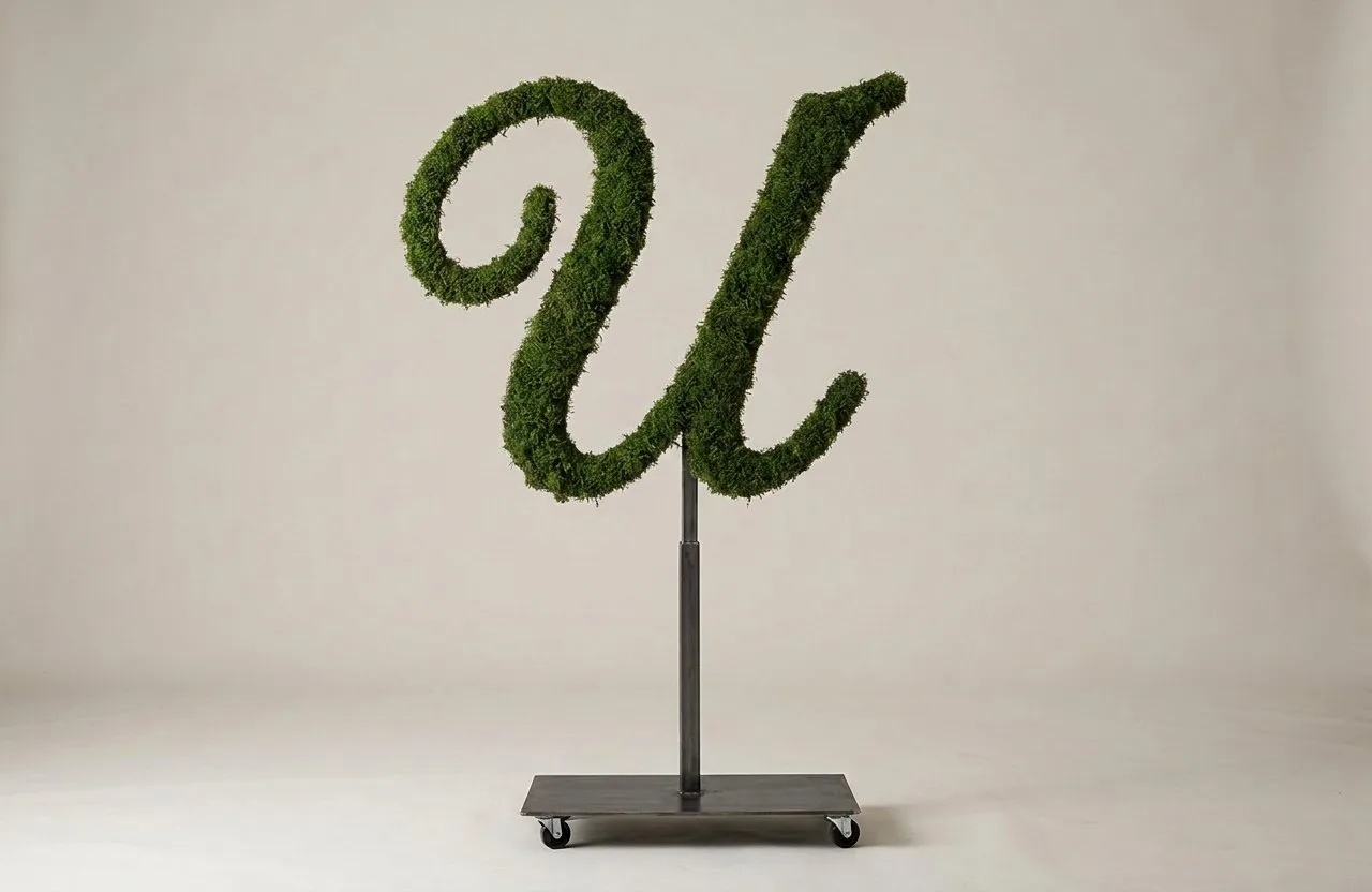 Monogram Letter U Topiary Frame, 72–90 in Monogram Letter U Topiary Frame, 72–90 in