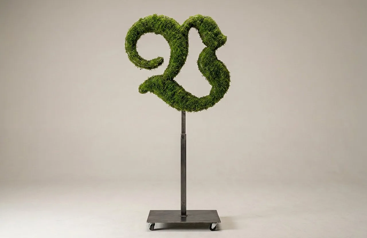 Monogram Letter V Topiary Frame, 72–90 in Monogram Letter V Topiary Frame, 72–90 in