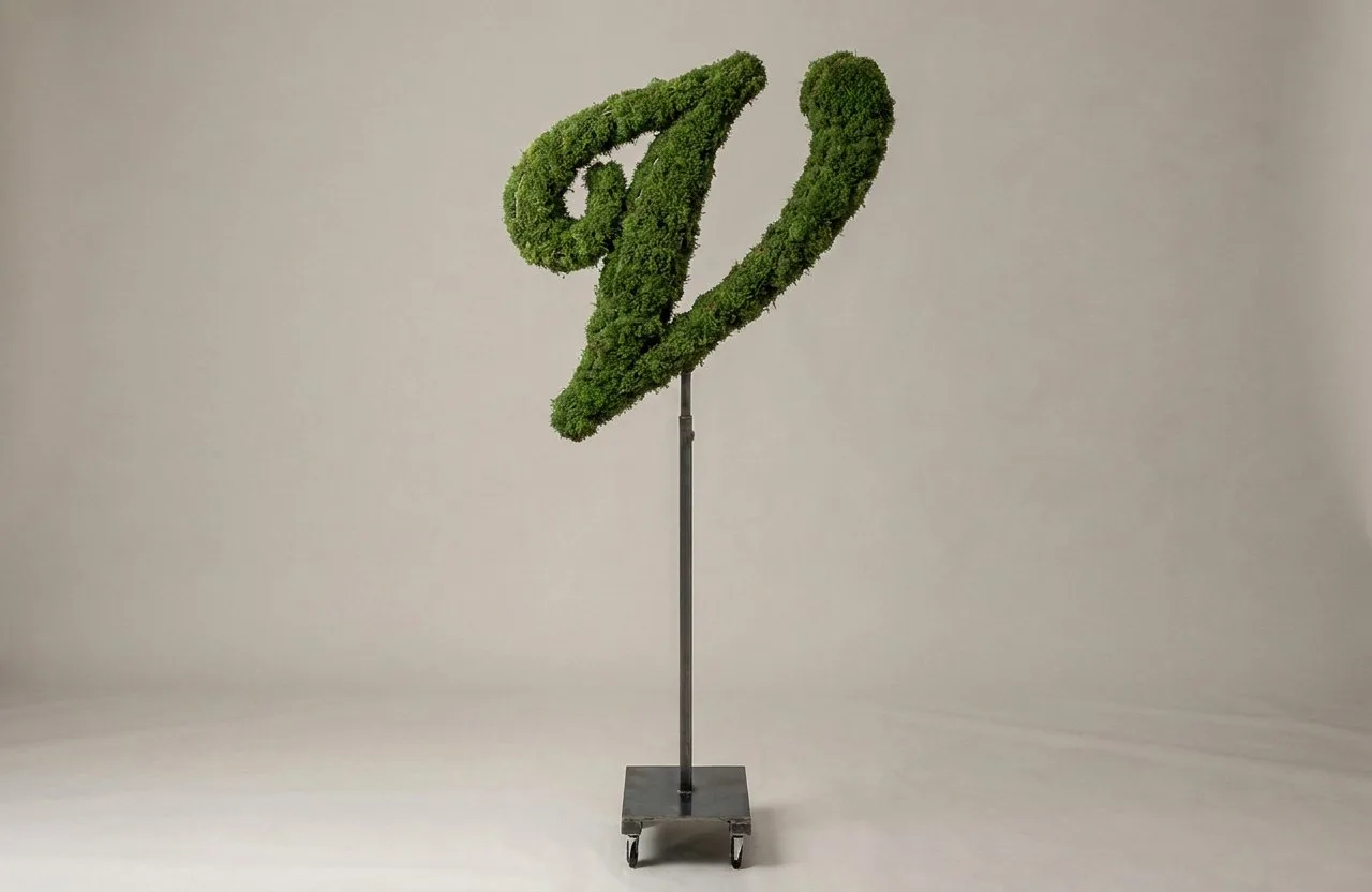 Monogram Letter V Topiary Frame, 72–90 in Monogram Letter V Topiary Frame, 72–90 in