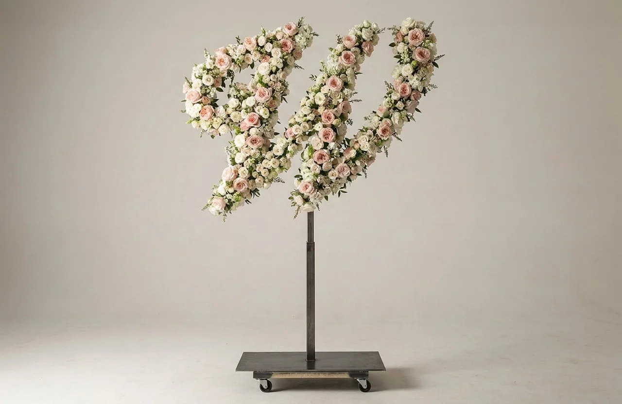 Monogram Letter W Topiary Frame, 72–90 in Monogram Letter W Topiary Frame, 72–90 in