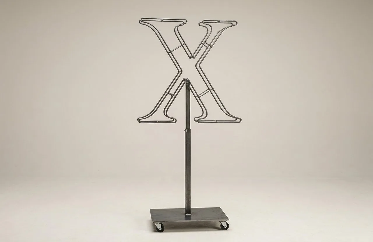 Monogram Letter X Topiary Frame, 72–90 in Monogram Letter X Topiary Frame, 72–90 in