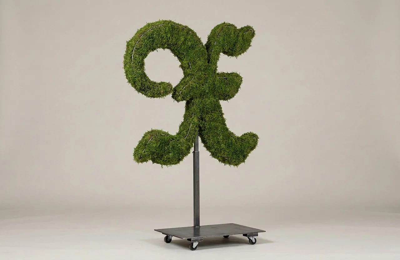 Monogram Letter X Topiary Frame, 72–90 in Monogram Letter X Topiary Frame, 72–90 in