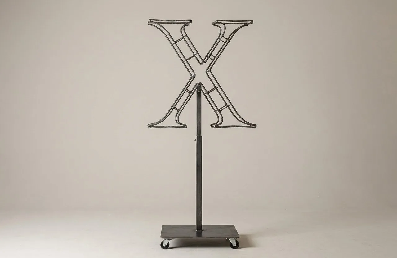 Monogram Letter X Topiary Frame, 72–90 in Monogram Letter X Topiary Frame, 72–90 in