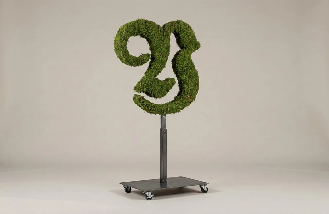 Monogram Letter Y Topiary Frame, 72–90 in