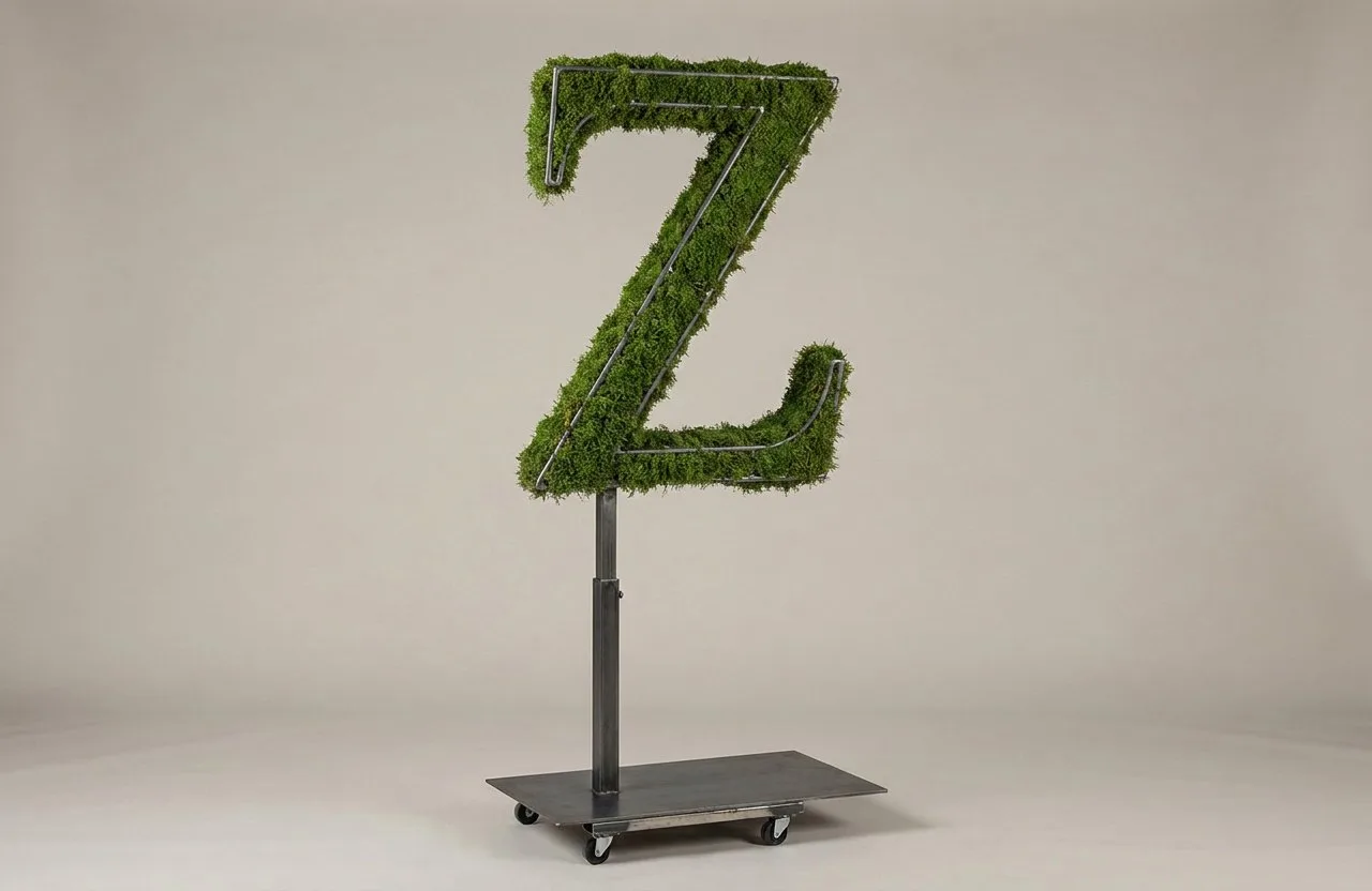 Monogram Letter Z Topiary Frame, 72–90 in Monogram Letter Z Topiary Frame, 72–90 in