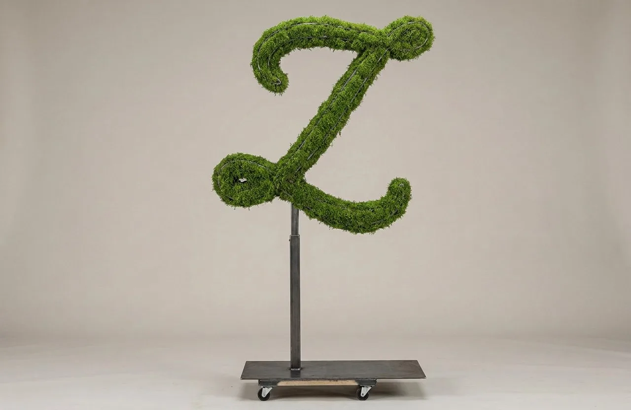 Monogram Letter Z Topiary Frame, 72–90 in Monogram Letter Z Topiary Frame, 72–90 in