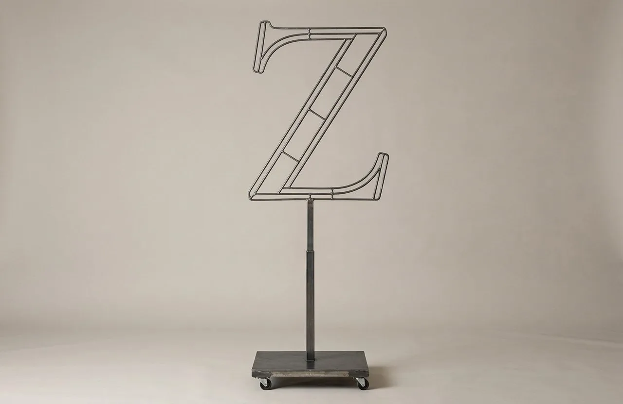 Monogram Letter Z Topiary Frame, 72–90 in Monogram Letter Z Topiary Frame, 72–90 in