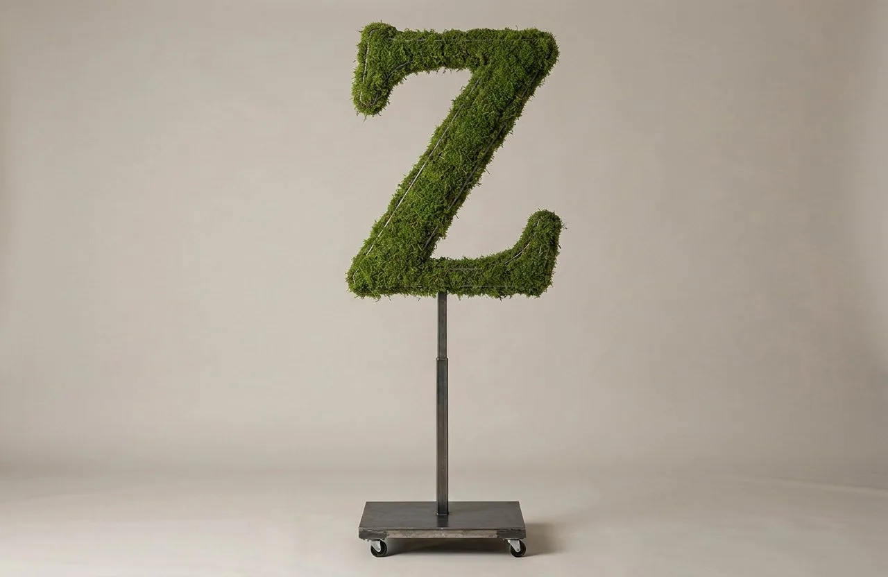 Monogram Letter Z Topiary Frame, 72–90 in Monogram Letter Z Topiary Frame, 72–90 in