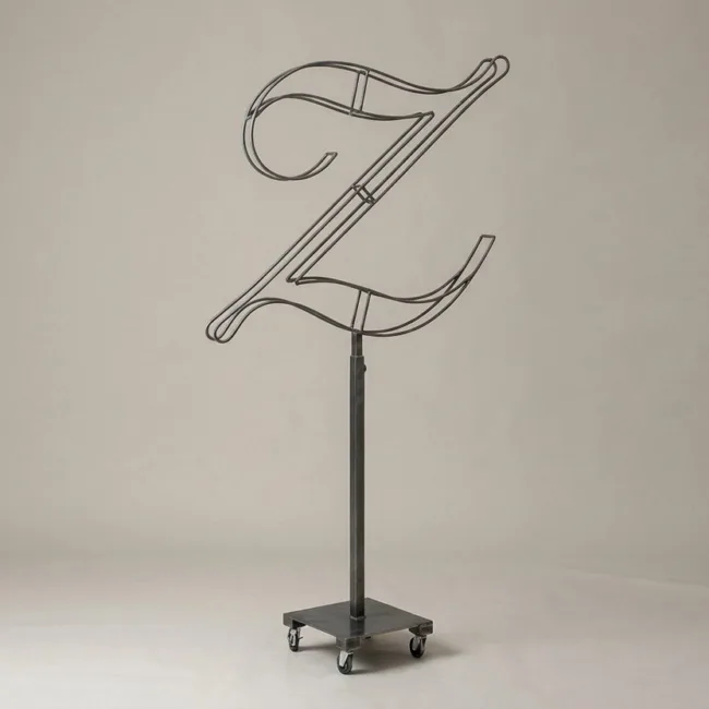 Monogram Letter Z Topiary Frame, 72–90 in