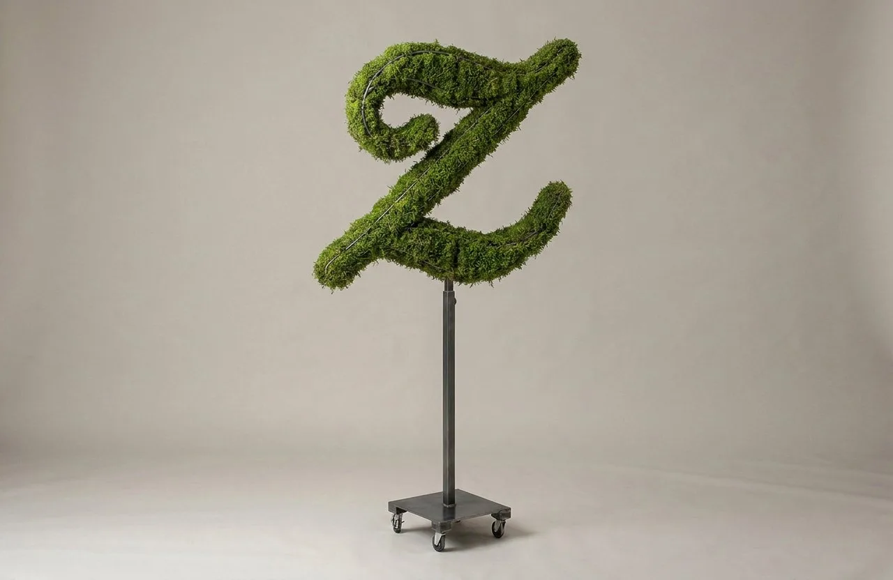 Monogram Letter Z Topiary Frame, 72–90 in Monogram Letter Z Topiary Frame, 72–90 in