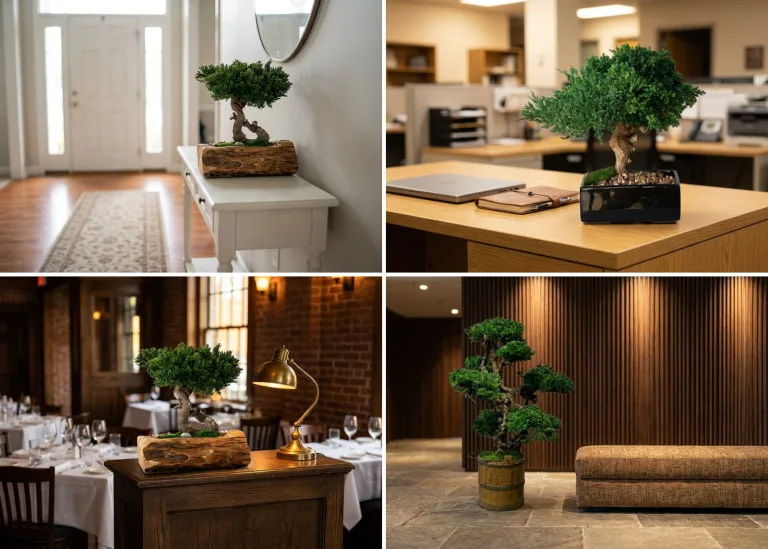 What Size Bonsai for a Desk, a Counter or a Lobby