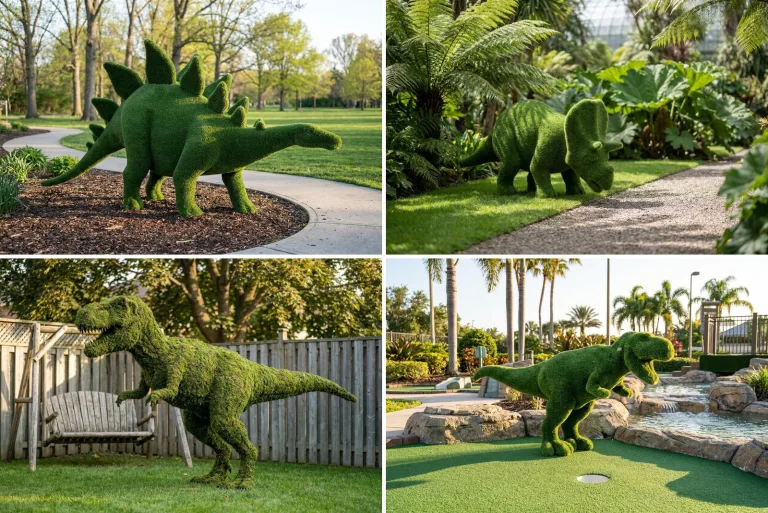 What a Dinosaur Topiary Is Made Of, and What One Costs