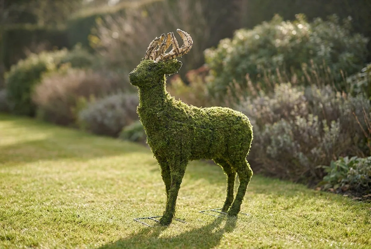 How a Mossed Animal Topiary Is Made, and How to Keep One
